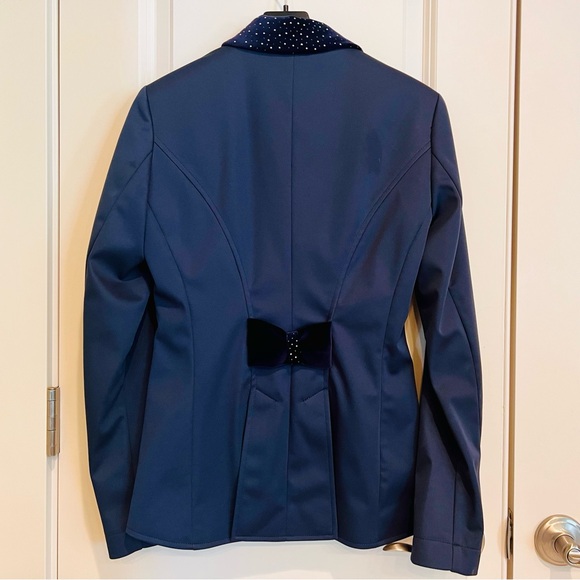 Fair Play Bea short dressage show jacket tailcoat size 34 (Euro) navy - Picture 2 of 11